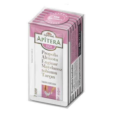 Apitera Dox 7g X 84 Pieces (Propolis, Honey, Parsley Seed, Goldengrass) - Thumbnail