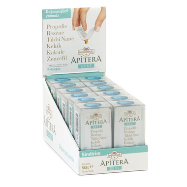 Apitera - Apitera Gest 7 g x 84 Adet (Propolis, Bal, Rezene,Kekik, Nane) (1) Apitera - Apitera Gest 7 g x 84 Adet (Propolis, Bal, Rezene,Kekik, Nane) (1)