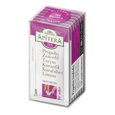 Apitera Zen 7g X 35 Pieces (Propolis, Honey, Ginger, Lemon) - 3