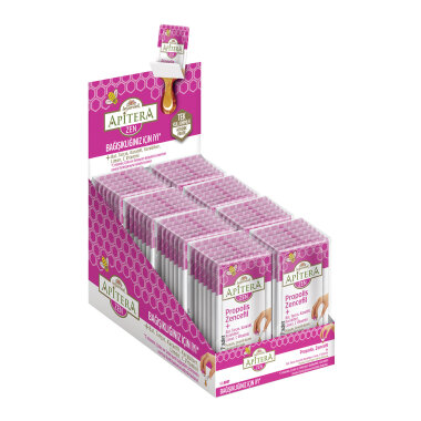 Apitera ZEN Doğal Bal, C Vitamini, Çinko, Selenyum, Zencefil, Tarçın, Karanfil, Karabiber, Limon ve Propolis İçeren Takviye Edici 56'lı Saşe 