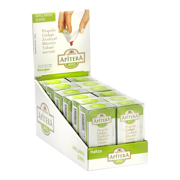 Apitera Mind 7 g x 84 Adet (Propolis, Bal, Ginkgo Biloba, Zerdeçal, Biberiye)