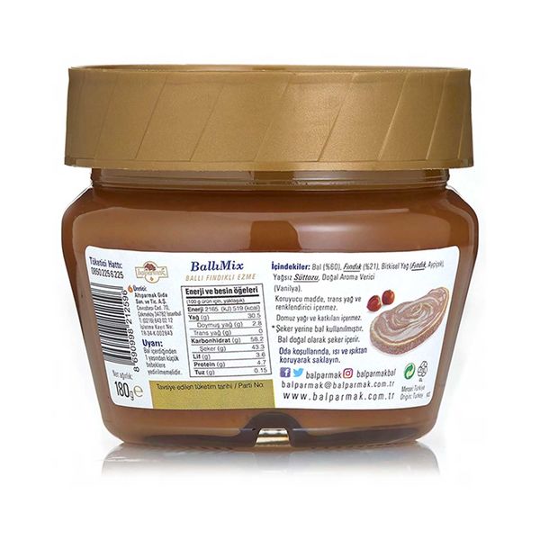 BallıMix Ballı Fındık Ezmesi 180 g