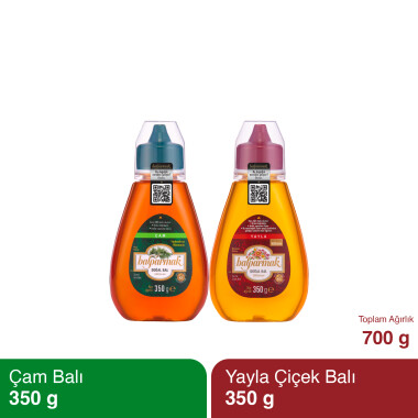 Balparmak 2'li Çıtkapak Fırsat Paketi (Çam Balı 350 g ve Yayla Balı 350 g) - Balparmak