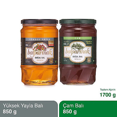 Balparmak 2'li Fırsat Paketi (Çam Balı 850 g ve Yüksek Yayla Çiçek Balı 850 g) - Balparmak