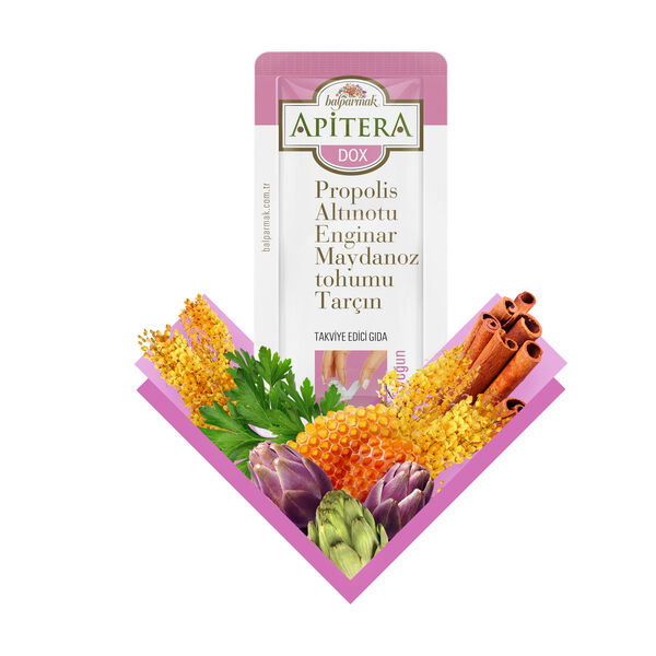 Apitera Dox 7 g x 7 Adet (Altınotu, Propolis, Enginar, Maydanoz Tohumu, Tarçın, Bal)