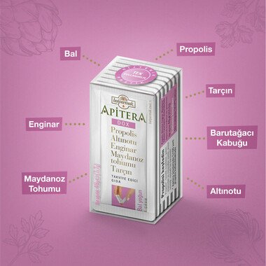 Apitera - Apitera Dox 7 g x 7 Adet (Altınotu, Propolis, Enginar, Maydanoz Tohumu, Tarçın, Bal) (1)