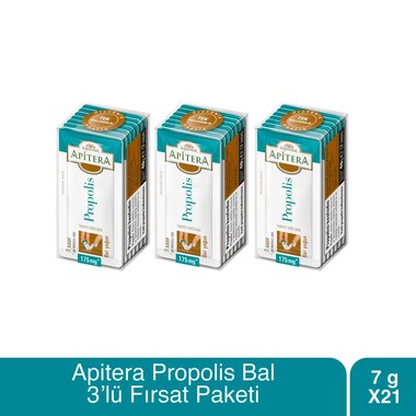 Apitera Propolis 7 g x 21 Adet (Propolis, Bal) - 1