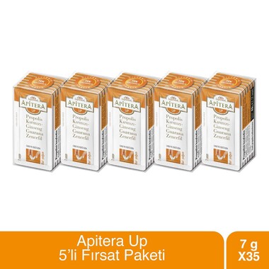 Apitera - Apitera Up 7g X 35 Pieces (Propolis, Honey, Red Ginseng, Guarana) Apitera - Apitera Up 7g X 35 Pieces (Propolis, Honey, Red Ginseng, Guarana)