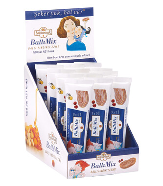 BallıMix Ballı Fındık Ezmesi 40 g Tüp x 12 Adet - BallıMix