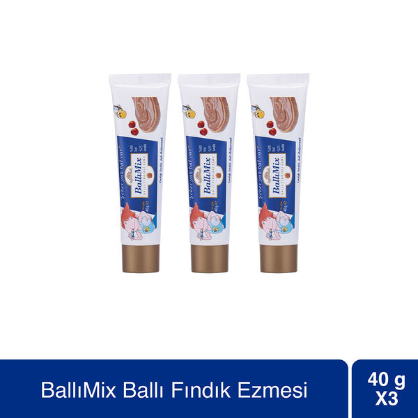 Balparmak Ballımix Ballı Fındık Ezmesi 40 g Tüp x 3 Adet