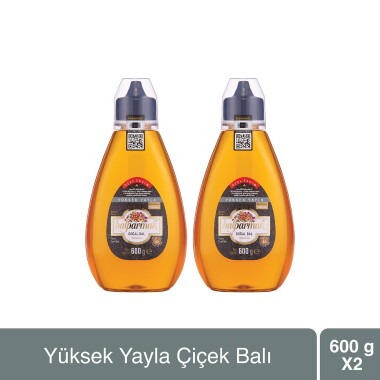 Balparmak Çıtkapak Yüksek Yayla Çiçek Balı (Özel Seçim) 600 g x 2 Adet 