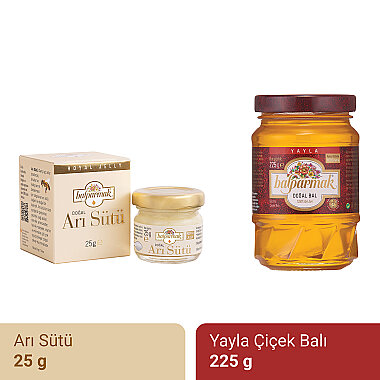 Balparmak Doğal Arı Sütü 25 g + Yayla Çiçek Balı 225 g - Balparmak