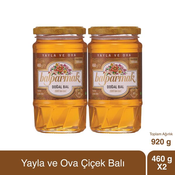 Balparmak Meadows and Plains Blossom Honey 460 g X 2