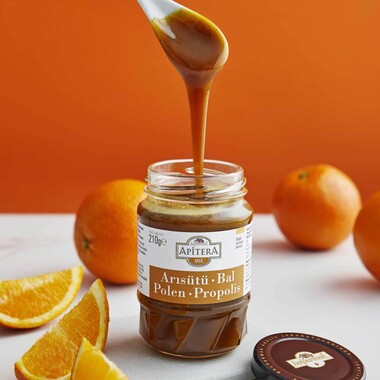 Apitera - Balparmak Apitera Mix Orange (Royal Jelly-Honey-Pollen-Propolis) 210 g (1)