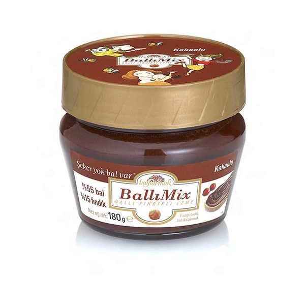 BallıMix Kakaolu Ballı Fındık Ezmesi 180 g